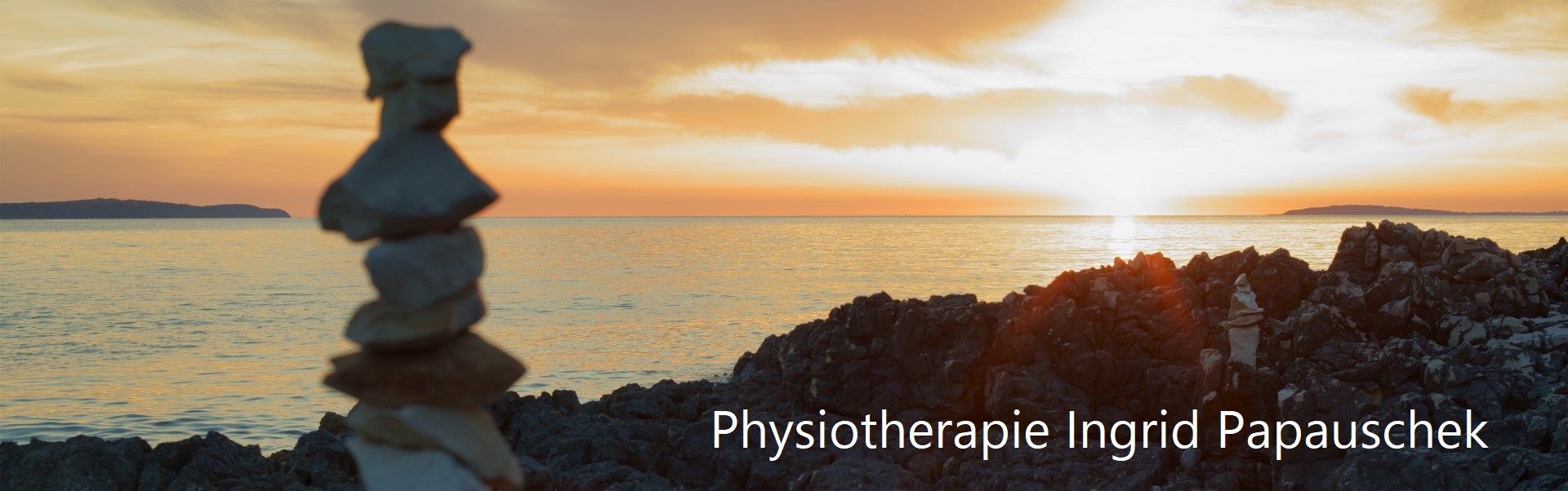 Banner Sunset mit Schrift